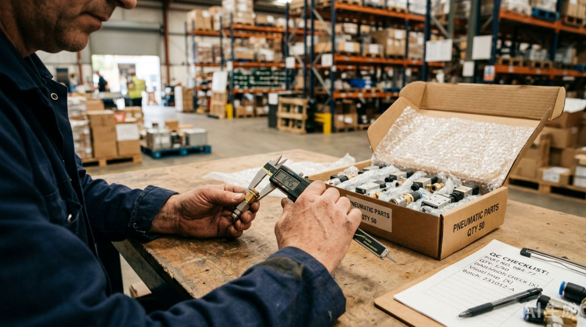 Quality check before shipment